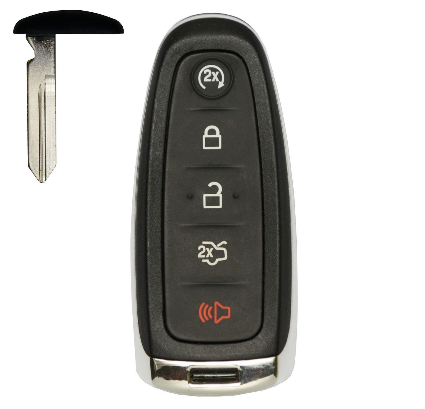 Ford 2011-2017 Edge, Explorer, Flex, Taurus, Focus 5 Btn Remote w/ Emergency Key (Original) - FCC ID: M3N5WY8610 - ZIPPY LOCKSHOP