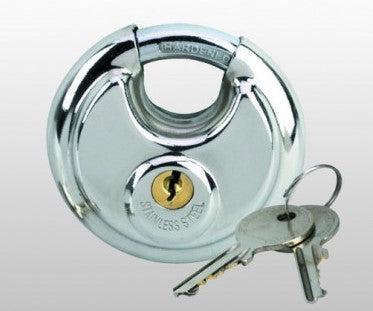 Pad Lock - 2-3/4" Round Steel Disc Lock