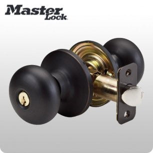 Biscuit Style Knob Door Lock - ENTRY- KW1/SC1 Keyway - ZIPPY LOCKSHOP