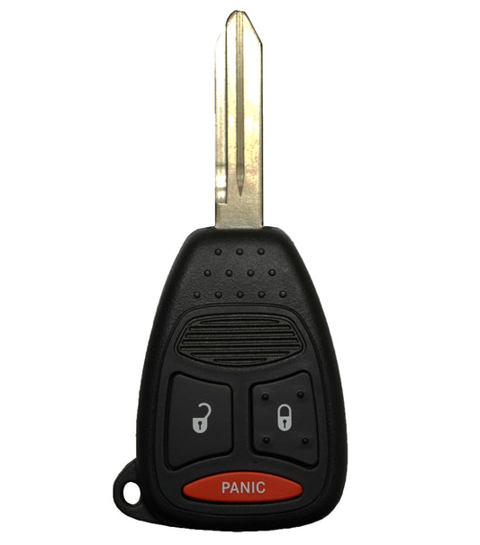 Dodge, Mitsubishi 2004 - 2012 3 Btn Remote Head Key - FCC ID: KOBDT04A - ZIPPY LOCKSHOP