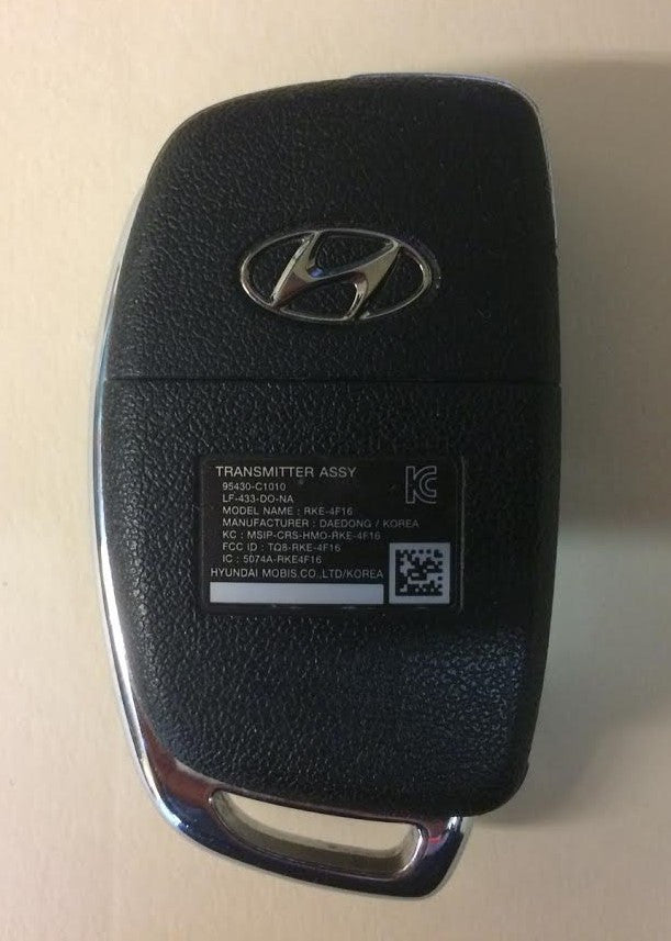 Hyundai 2014-2017 Sonata 4 Btn Remote Flip Key (Original) - FCC ID: TQ8-RKE-4F16 - ZIPPY LOCKSHOP