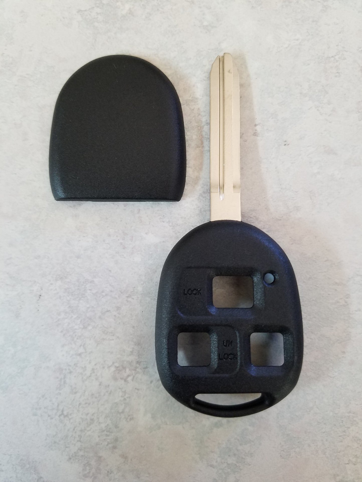 Toyota 2008 - 2014 Rugged 3 Button Remote Key Shell TR47 Blade