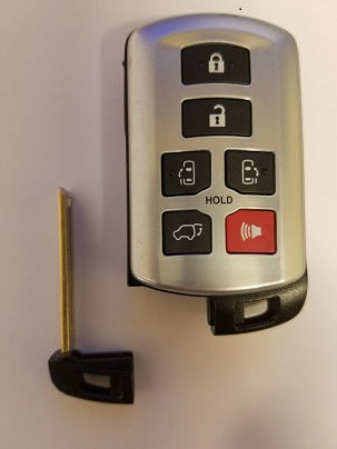 Toyota 2011-2017 Sienna 6 Btn Proximity Smart Remote - FCC ID: HYQ14ADR