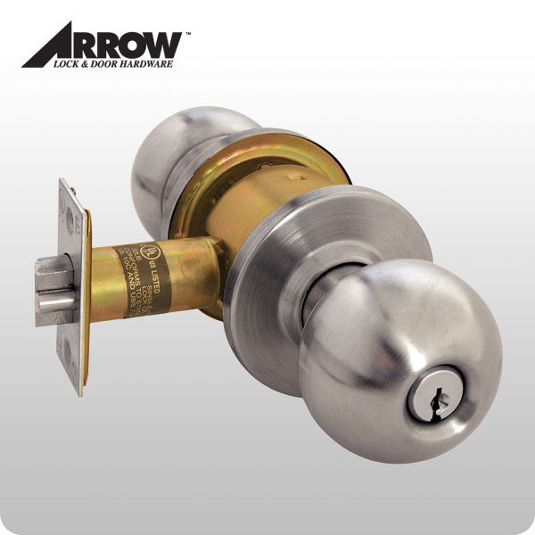 Arrow - Grade 2 - Door Knob Lockset - Storeroom - ZIPPY LOCKSHOP