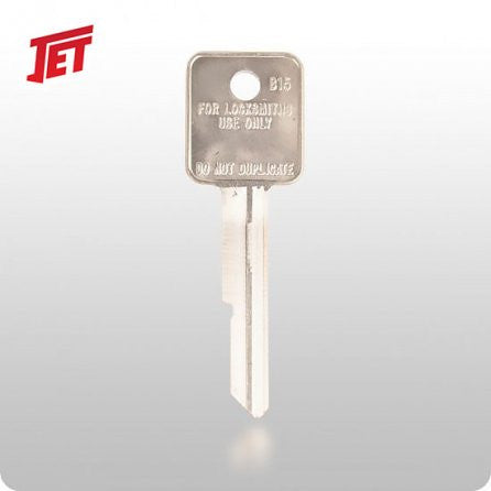 GM B15 Master Key - Passes into GM 6-Cut Keyways (JET B15-NS) - ZIPPY LOCKSHOP