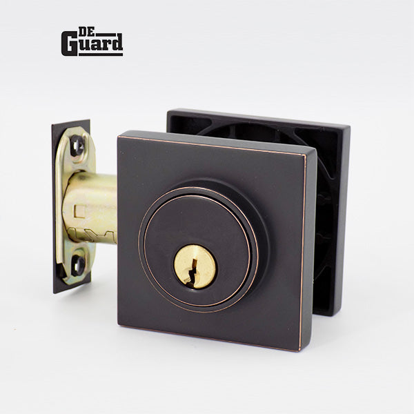 De Guard - Grade 3 - Contemorary Square Deadbolt - ZIPPY LOCKSHOP