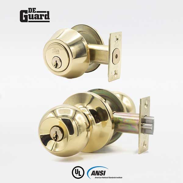 De Guard - Grade 3 - Combonation Knob and Dead Bolt - ZIPPY LOCKSHOP