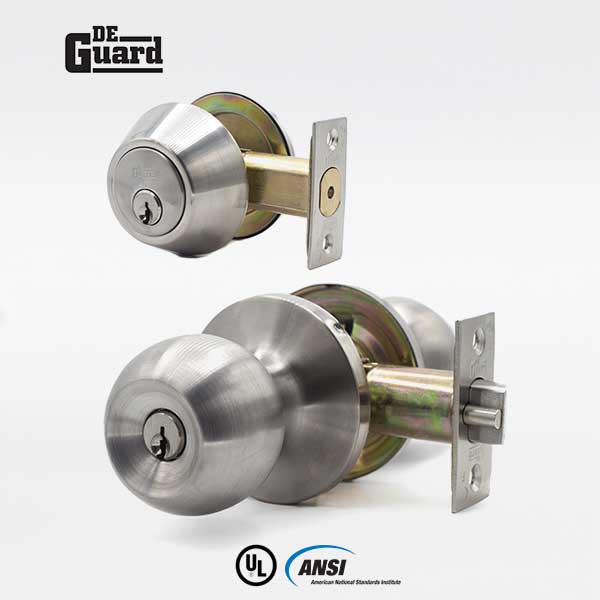 De Guard - Grade 3 - Combonation Knob and Dead Bolt - ZIPPY LOCKSHOP