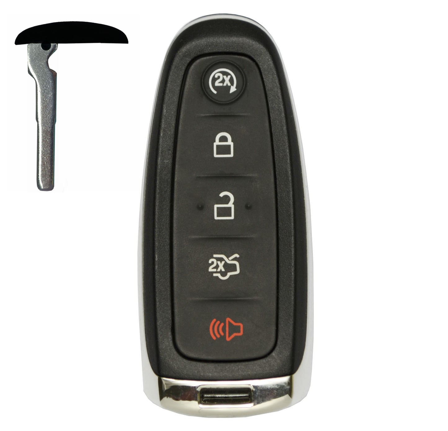Ford 2012-2017 Focus, Escape, C-Max 5 Btn Remote w/ High Security Insert - FCC ID: M3N5WY8609 - ZIPPY LOCKSHOP