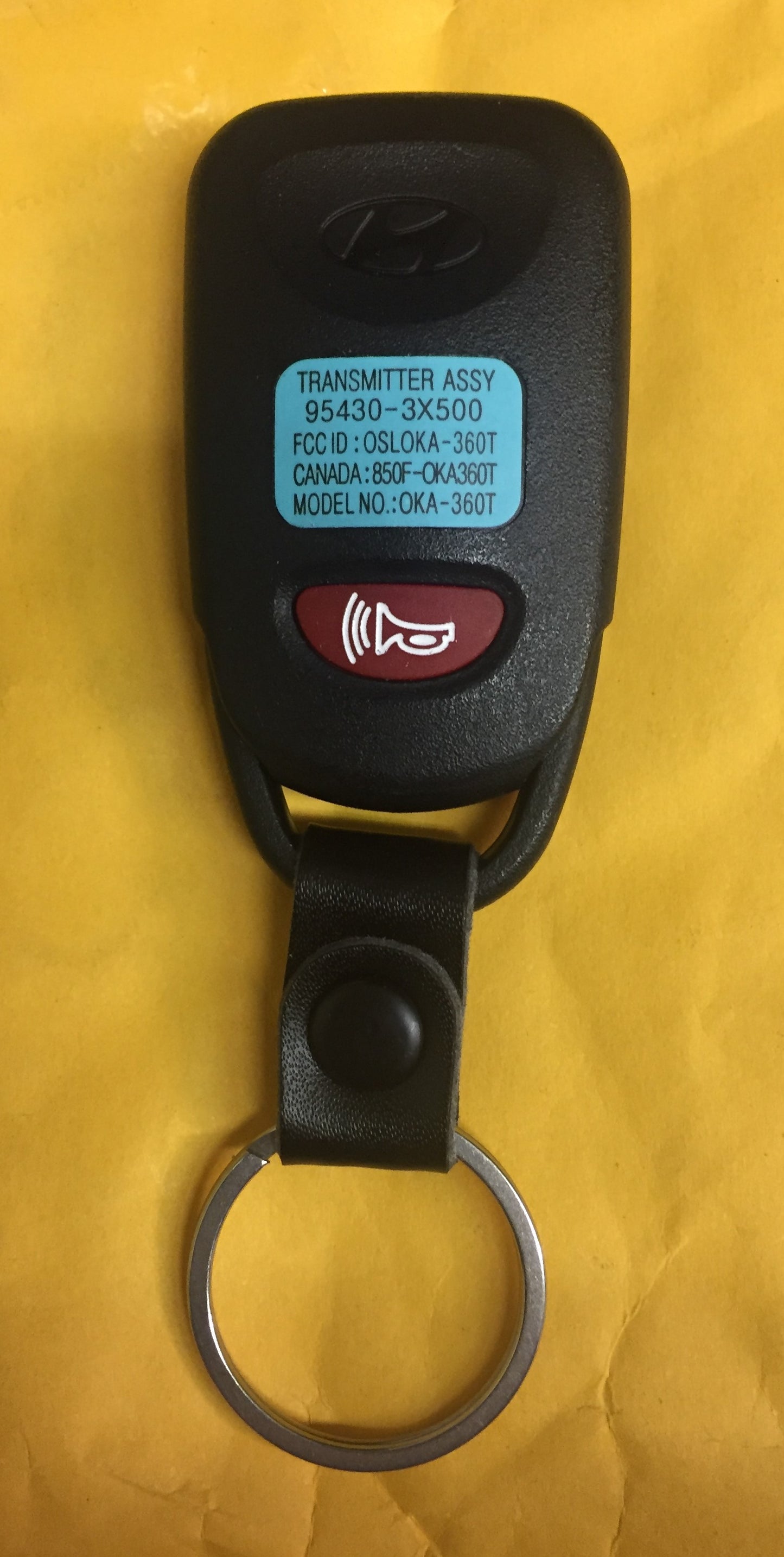 Hyundia Elantra 2011-2016 3 Button Remote - ZIPPY LOCKSHOP