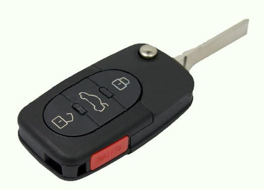 Audi 1997 - 2005 4 Btn Flip Key Remote - FCC ID: MYT8Z0837231 (231M) - ZIPPY LOCKSHOP