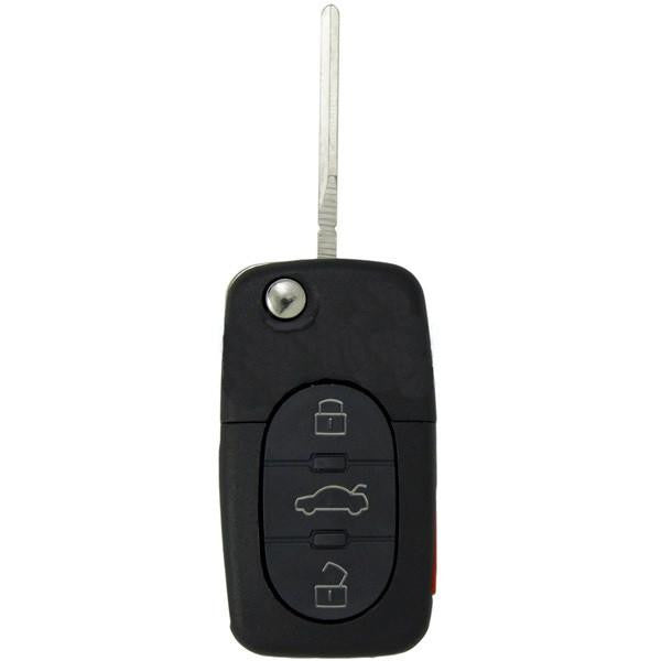 Audi 1997 - 2005 4 Btn Flip Key Remote - FCC ID: MYT8Z0837231 (231E) - ZIPPY LOCKSHOP