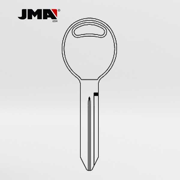 Chrysler Y159 Metallic Key - ZIPPY LOCKSHOP