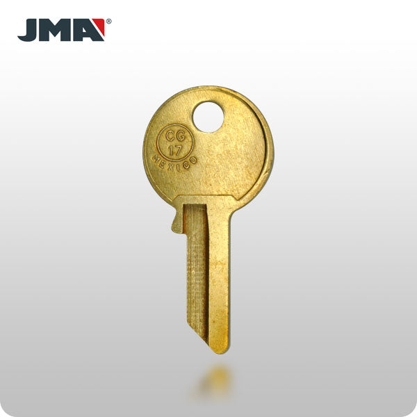 CG17 / KP1 / 1041Y Chicago Cabinet Key - Brass - ZIPPY LOCKSHOP