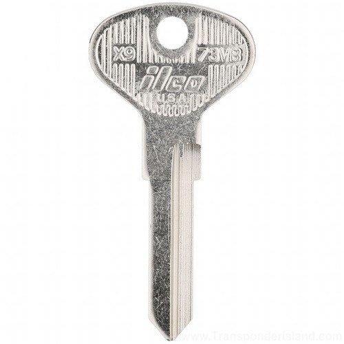 Audi, Porsche, Volkswagen 1970-2001 73VB / X9 Mechanical Key - ZIPPY LOCKSHOP