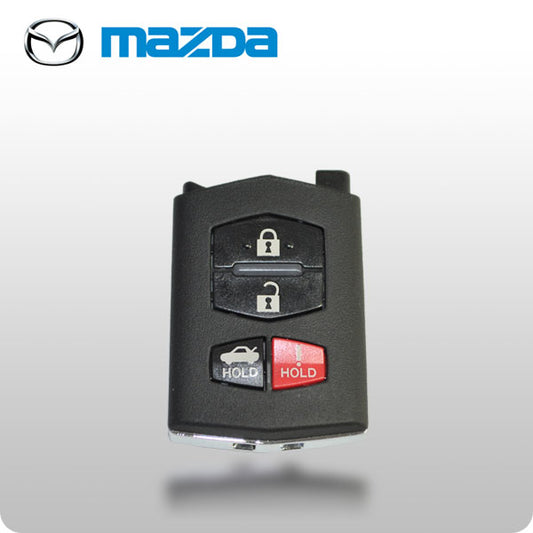 Mazda 2009-2015 4 btn Flip Key Remote - FCC ID: BGBX1T478SKE125-01