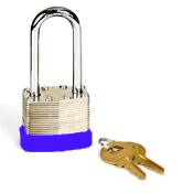 Padlock - 40mm Long Shackle with 2 keys - ZIPPY LOCKSHOP