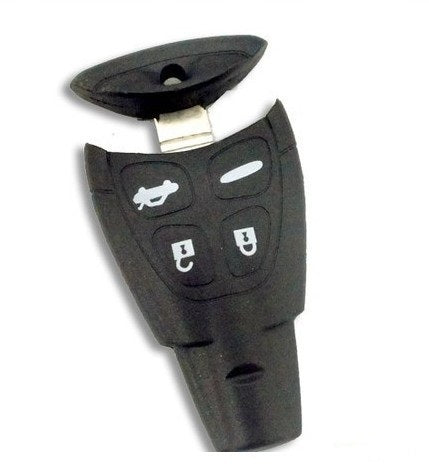 Saab 4 Btn Remote w/ High Security Insert - FCC ID: LTQSAAM433TX